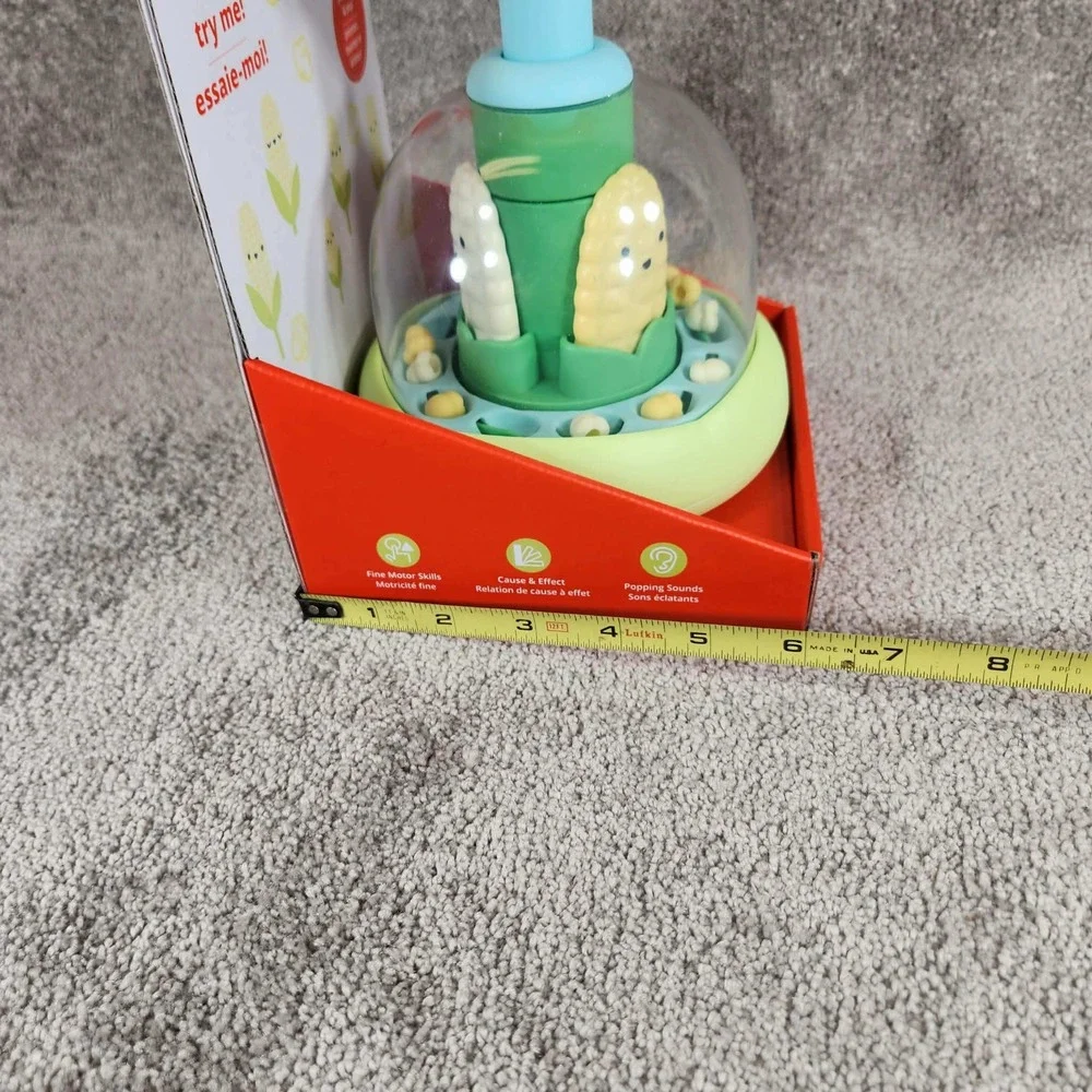 Skip Hop Farmstand Push & Spin Toy Multicolor Sensory Activity Infant 6m+ OS